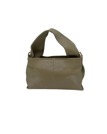 Geanta dama din piele naturala  Fiammadwqf, Maro taupe, 32 x 16x 12 cm