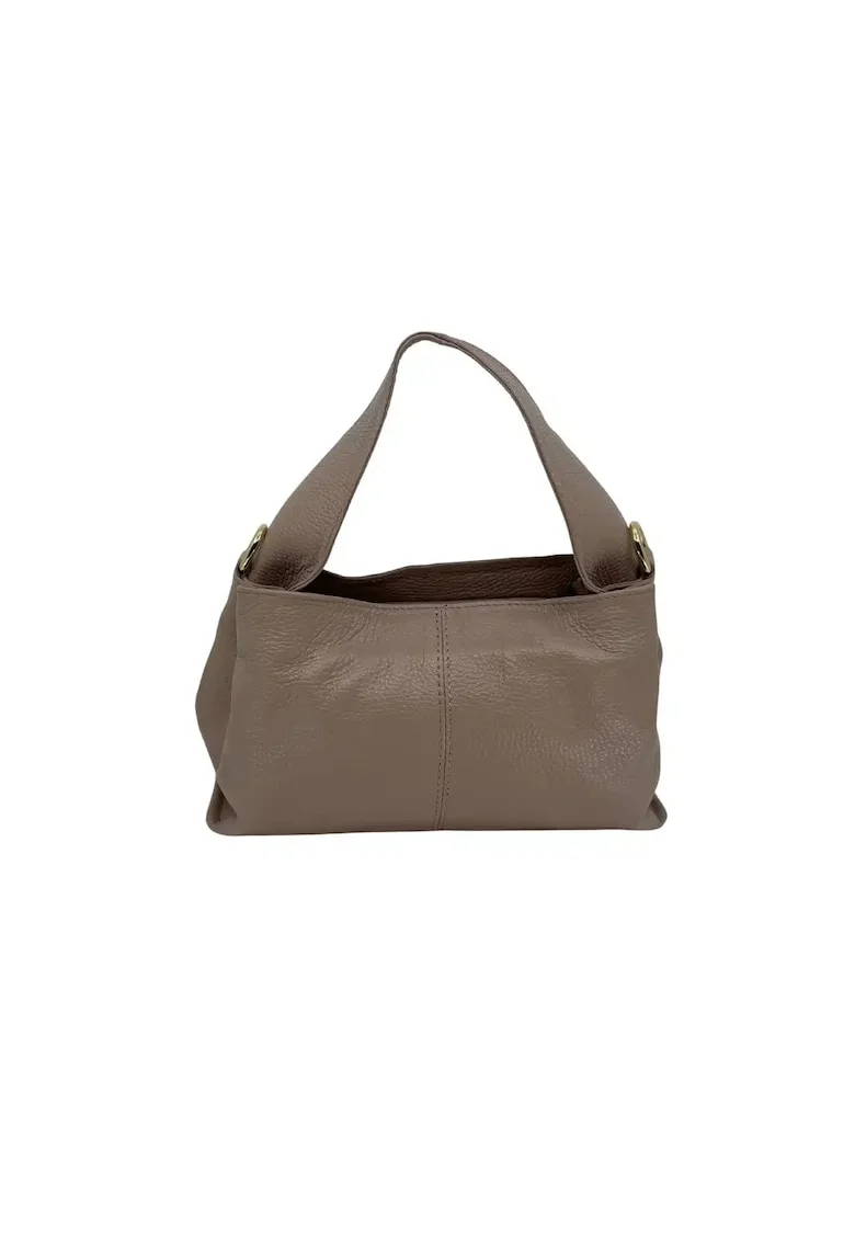 Geanta dama din piele naturala  Fiammadwqf, Roz, 32 x 16x 12 cm