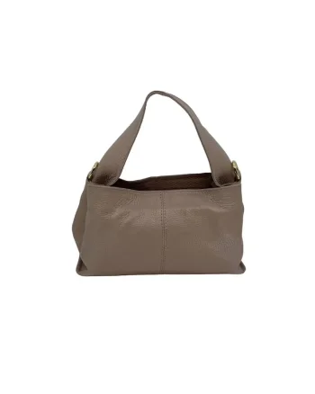 Geanta dama din piele naturala  Fiammadwqf, Roz, 32 x 16x 12 cm
