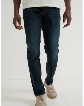 Blugi slim-fit cu design 5 buzunare Oregon, Albastru ultramarin