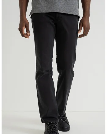 Pantaloni drepti Tramper, Negru stins