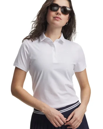 Tricou polo ArmourDry, Alb optic