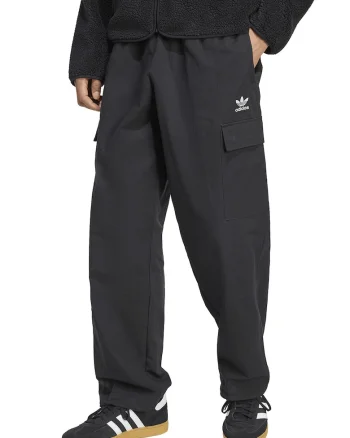 Pantaloni de trening lejeri cargo Essential, Negru stins