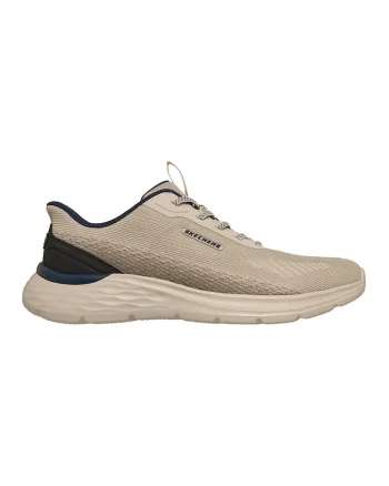 Pantofi sport din plasa Garner - Ellis, Negru/Maro taupe deschis