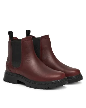 Botine dama TB0A4,  Visiniu, Piele naturala,