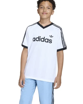 Tricou cu imprimeu logo si decolteu in V, Alb/Gri carbune