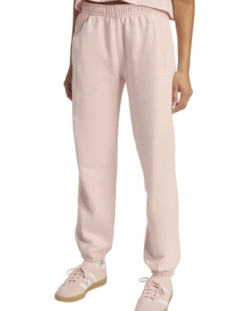 Pantaloni de trening relaxed fit cu buzunare laterale Essentials, Roz pastel