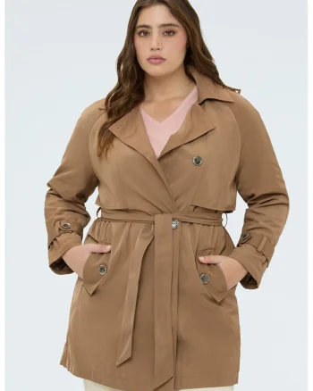 Trenci cu maneci raglan, Caramel