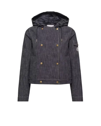 Geaca dama,  Diervilla Double-Breasted Denim, Albastru denim