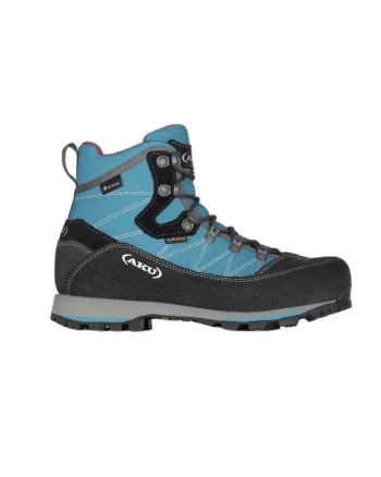 Bocanci trekking dama  Trekker Lite III Wide GTX, Negru/Turcoaz