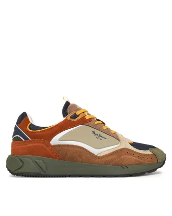 Pantofi barbati  Mud Brown, piele naturala, model Marlon Sports