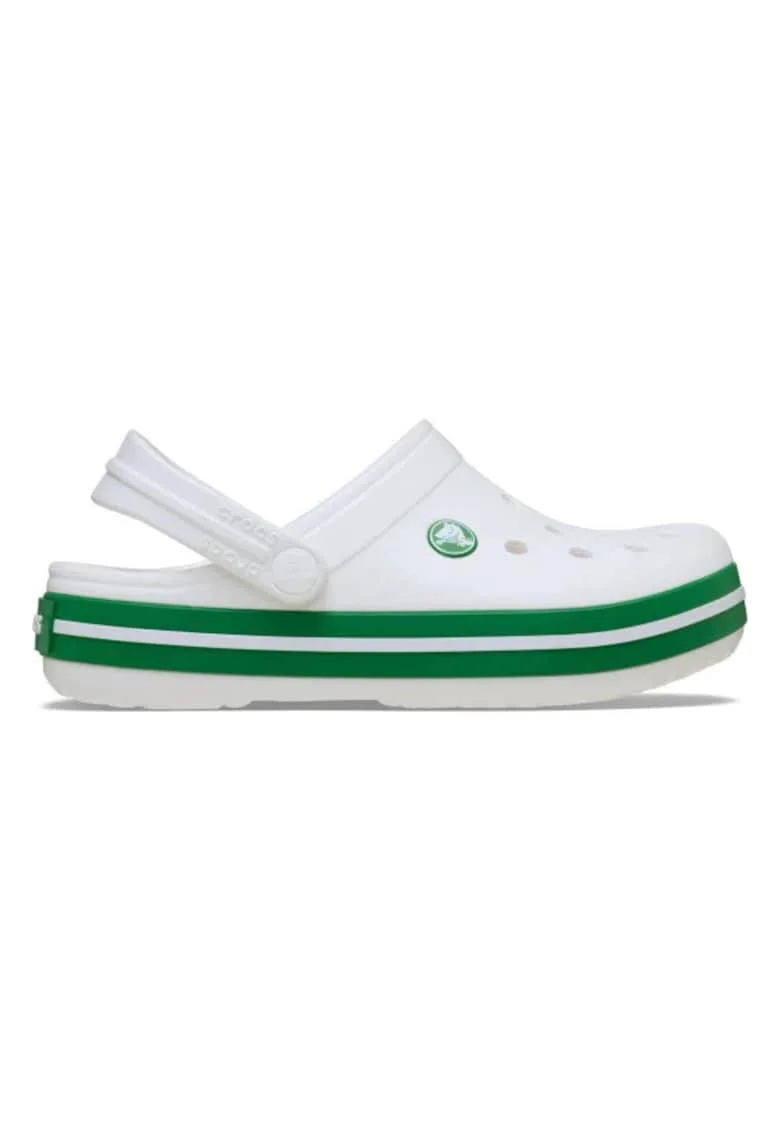 Saboti  Crocband Kid's New Clog 38-39 EU - J6 US Alb - White/Green Ivy