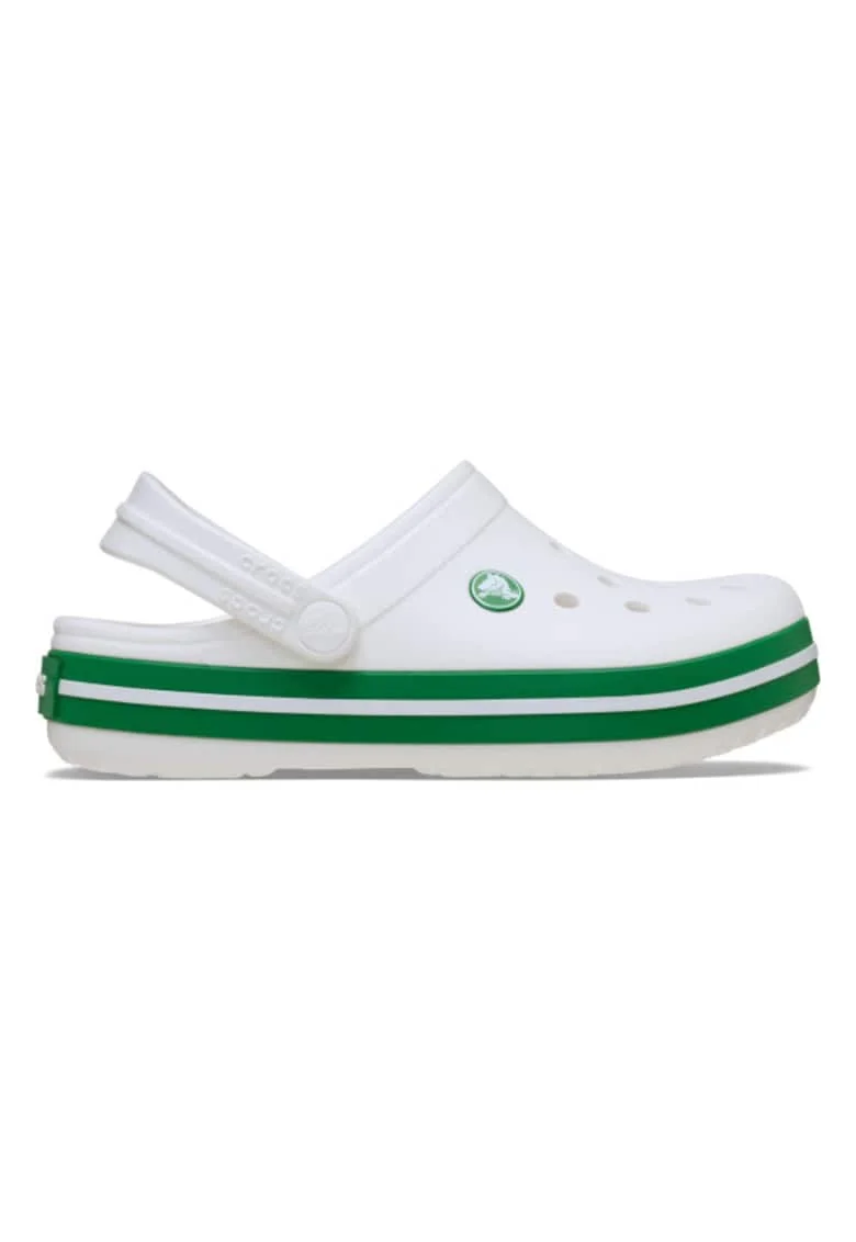 Saboti  Crocband Toddlers New Clog 25-26 EU - C9 US Alb - White/Green Ivy