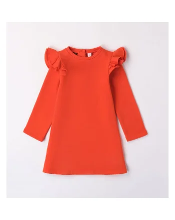 Rochie cu volane pentru fetite,  0.7364, Portocaliu