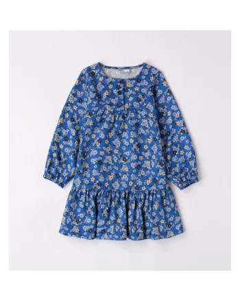 Rochie cu imprimeu floral pentru fetite, I Do,4.7561, Albastru