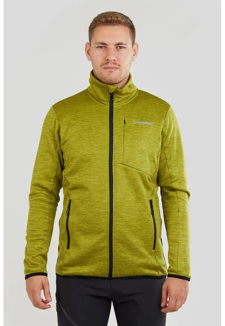 Bluza cu fermoar pentru ski Jefferson, Verde masliniu