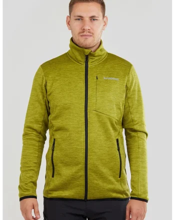 Bluza cu fermoar pentru ski Jefferson, Verde masliniu