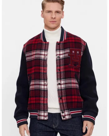 Geaca  bomber Varsity MW0MW34023, Rosu