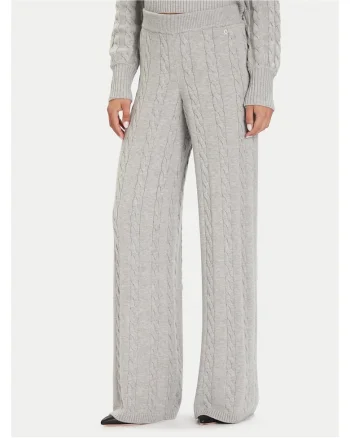 Pantaloni dama  tricotati, gri