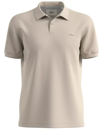 Big Sizes Tricou polo barbati big sizes, Regular fit din bumbac, Bej