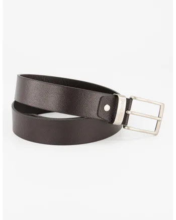 Curea de piele saffiano