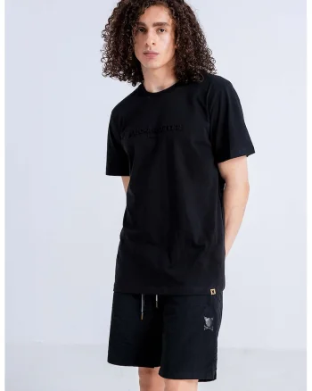 Pantaloni scurti unisex cu talie ajustabila, Negru