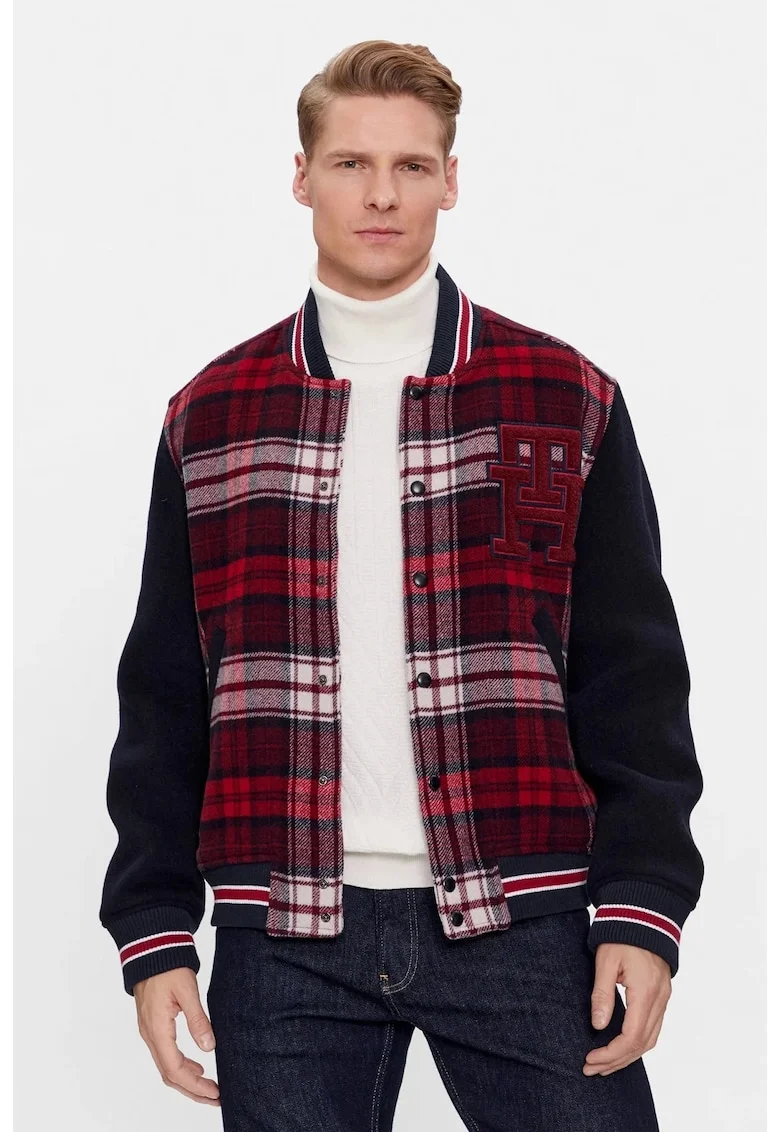 Geaca bomber  Varsity MW0MW34023, Rosu