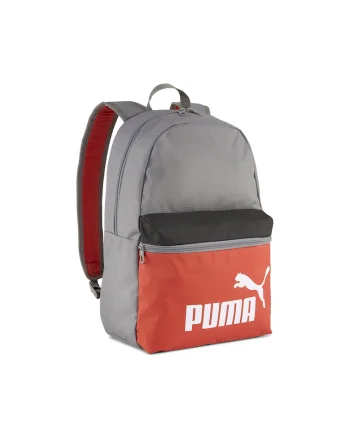 Rucsac cu logo - 22 L, Gri deschis/Coral