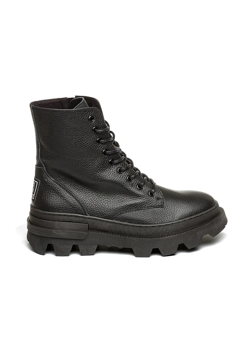 Ghete de piele Bas, Negru