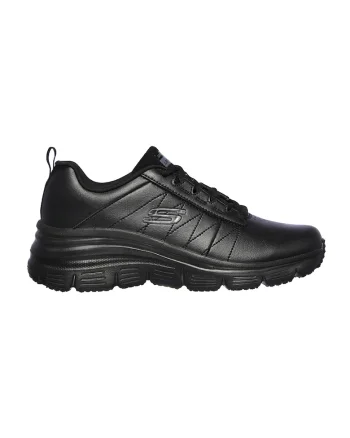 Pantofi sport de piele ecologica cu garnituri de piele Fit-Effortless, Negru