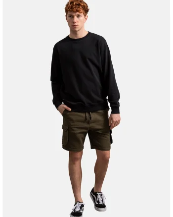 Bluza sport unisex de bumbac, Negru