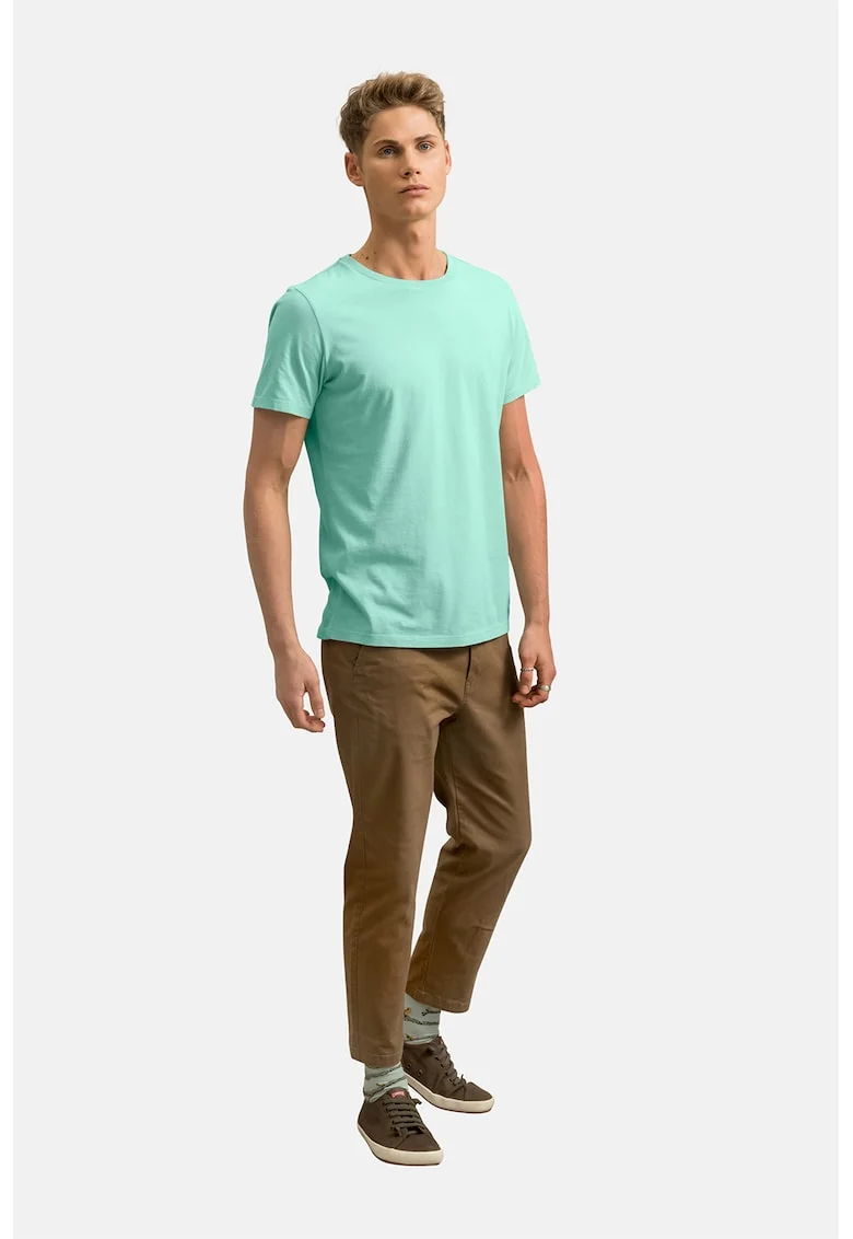 Tricou unisex regular fit, Albastru aquamarin