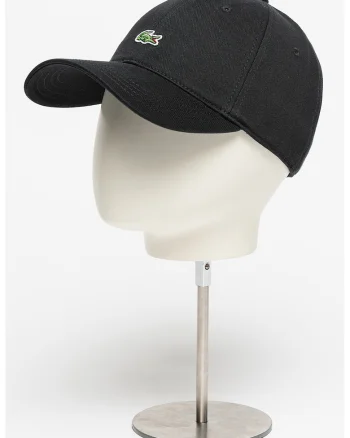 Sapca ajustabila unisex cu logo brodat, Negru