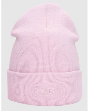 Caciula unisex elastica cu broderie logo, Roz pal
