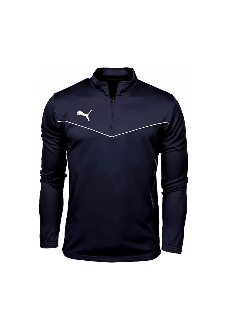 Bluza sport cu fermoar  Poliester, Bleumarin, Bleumarin