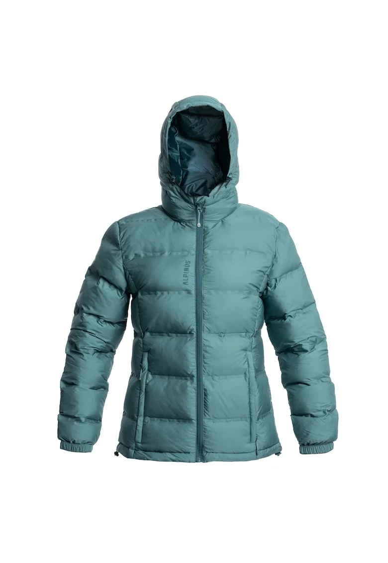 Geaca matlasata cu gluga  Katla, eco-friendly, reflectorizanta, marin,