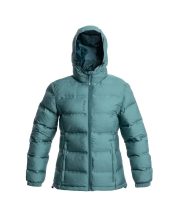 Geaca matlasata cu gluga  Katla, eco-friendly, reflectorizanta, marin,