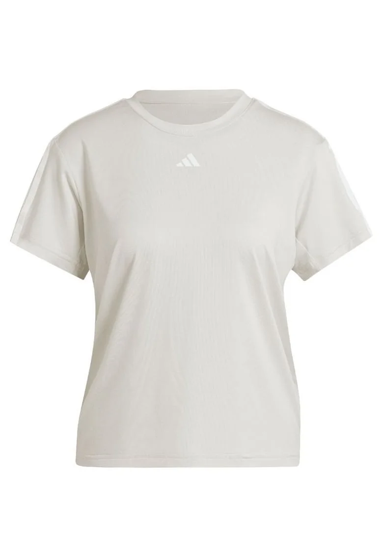 Tricou sport dama  aeroready train essentials, poliester, ecru