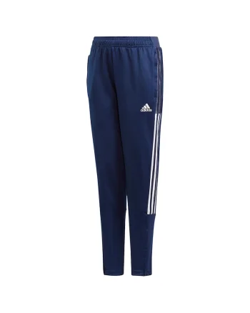 Pantaloni sport copii,  Poliester, Albastru/Alb