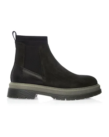 Ghete Chelsea cu segment de piele intoarsa Marco, Maro inchis