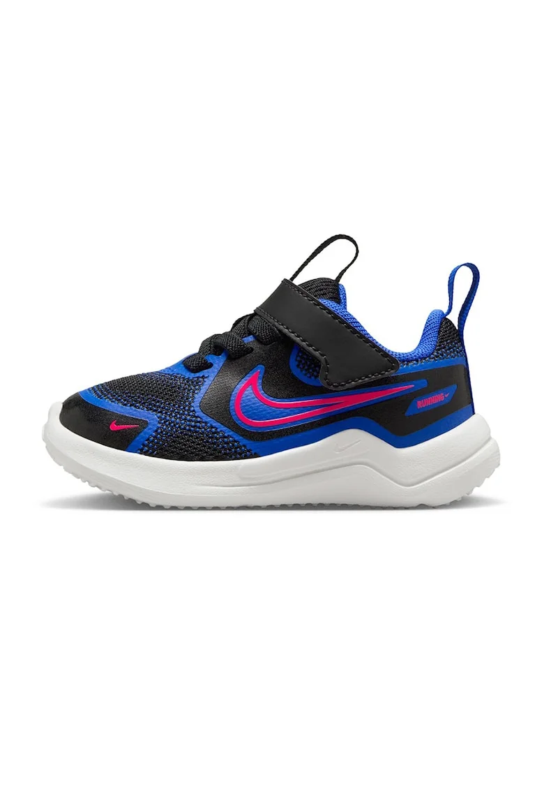 Pantofi Cosmic cu inchidere velcro pentru alergare, Negru/Blue Royal