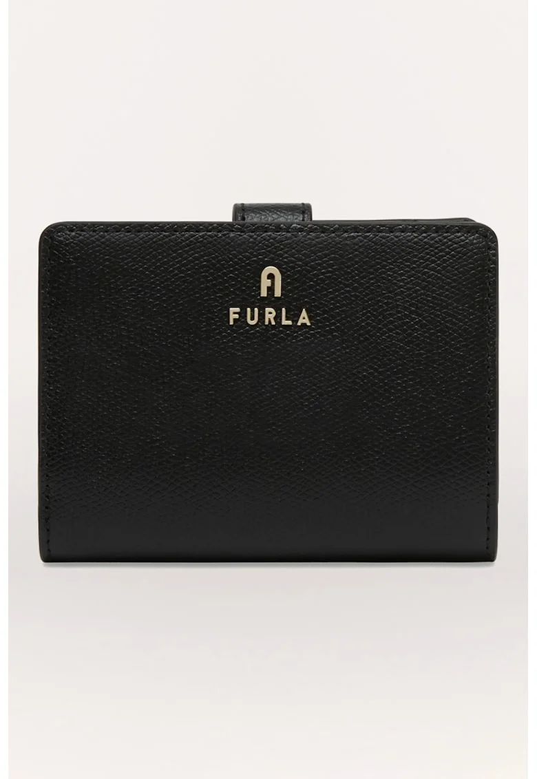 Portofel din piele Camelia, Negru