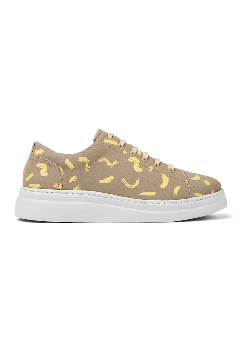 Pantofi sport wedge Runner Up Twins 8661, Galben/Maro taupe
