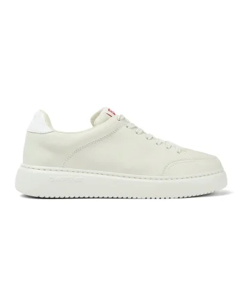 Pantofi sport din piele Runner K21 8749, Alb fildes
