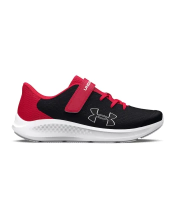 Pantofi Pursuit 3 AC cu monograma pentru alergare, Rosu/Negru