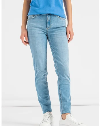 Blugi skinny cu 5 buzunare, Albastru deschis