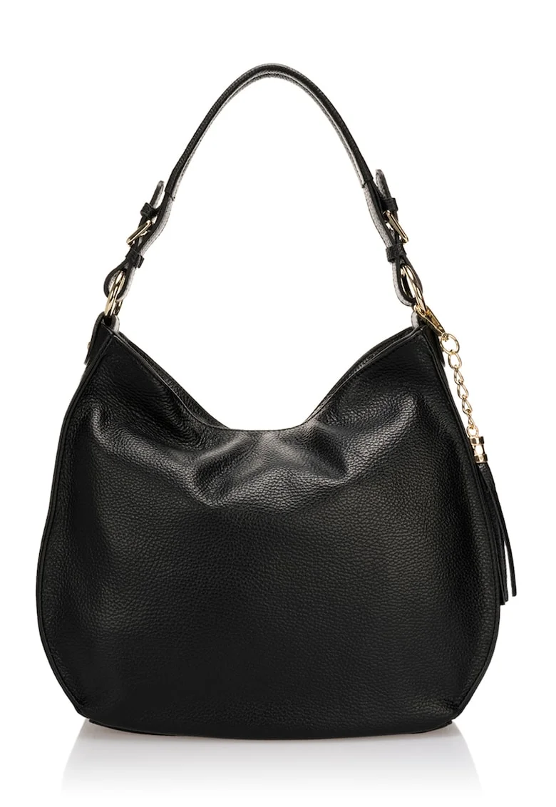 Geanta hobo piele, Negru, 28 x 36 x 13 CM