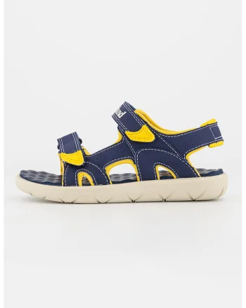 Sandale cu inchidere velcro Perkins, Bleumarin