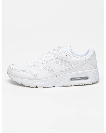 Pantofi sport Air Max SC cu insertii din piele, Alb optic