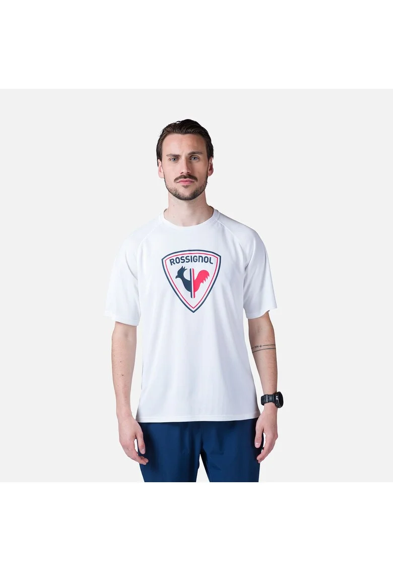 Tricou  Big print Tee, alb, pentru barbati, Alb